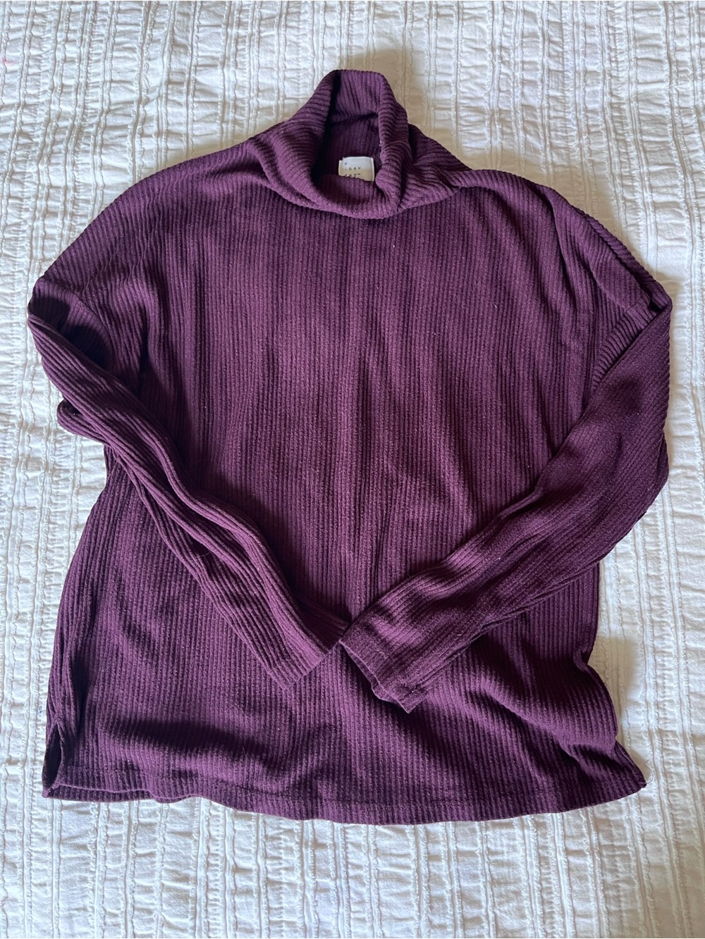 a new day Turtleneck Sweater - Plum/Burgundy